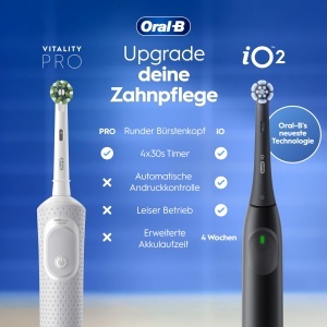 Perie electrica de dinti Oral-B Vitality Pro, lila, 3 programe de curatare - Img 3