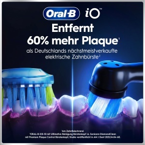 Perie electrica Oral-B iO Series 6, 2 manusi, negru si roz, 5 moduri de curatare - Img 7