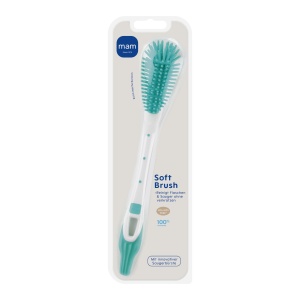 Perie pentru Sticle MAM Soft Brush Borste Extra-Moi Culoare Mint - Img 2
