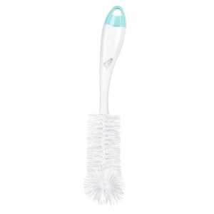 Perie pentru sticle NUK 2 in 1 cu maner ergonomic, pentru sticle si suzete - Img 2