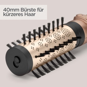 Perie rotativa BaByliss Big Hair AS952E 650W Ioni Anti-Frizz 2 dimensiuni Champagner - Img 7