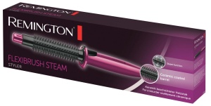 Perie rotunda fierbinte Remington cu sistem de abur CB4N pentru valuri, bucle si volum, roz/negru, pachet de 1 - Img 4