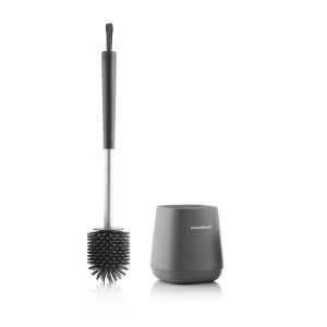 Perie WC InnovaGoods Kleanu Antibacteriala Ergonomica Gri Material Durabil