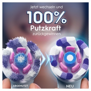 Perii de schimb Oral-B iO Strahlendes Weiss, 8 bucati, alb, pentru albire - Img 7