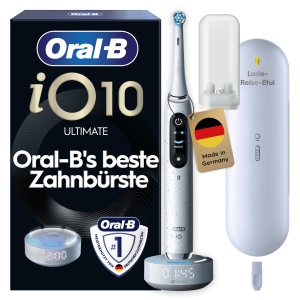 Periuta electrica Oral-B iO 10, alb, cu 7 moduri de curatare si feedback in timp real