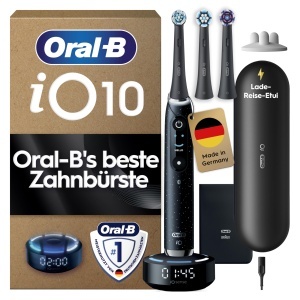 Periuta electrica Oral-B iO Series 10 cu statie de incarcare, 3 capete de periuta