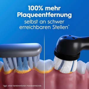 Periuta electrica Oral-B iO Series 2, 2 bucati, negruroz, design elegant - Img 3