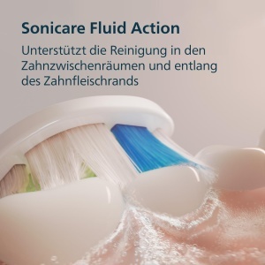 Periuta Electrica Philips Sonicare 5500 HX711901 Alb si Navy 2 Putzmoduri Andruckkontrolle - Img 4