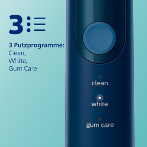 Periuta electrica Philips Sonicare ProtectiveClean 5100, alb-albastru, 3 moduri de curatare - Img 5