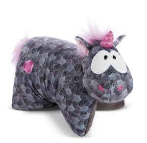 Perna cu jucarie NICI 47654 Unicorn Diamond Dust 40x30cm Plus Gri Stralucitor - Img 2