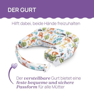 Perna de alaptare Boppy Deluxe, ergonomica, cu husa detasabila, 0 luni - Img 6