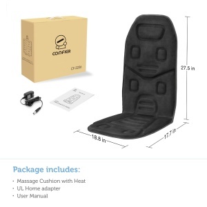 Perna de Masaj COMFIER cu Calorifer - 10 Motoare de Vibratie, Setari Personalizabile - Img 9