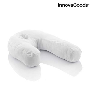 Perna ergonomica InnovaGoods U-Form pentru gravide alb 39 x 57 x 14 cm - Img 6