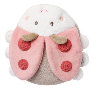 Perna Fehn Cherry Stone Baby Beetle - perna calda linistitoare si perna rece pentru bebelusi si copii de la 0+ luni - perna de cereale pentru cuptor - perna cu pietre de cires ca cadou pentru nastere - Img 1