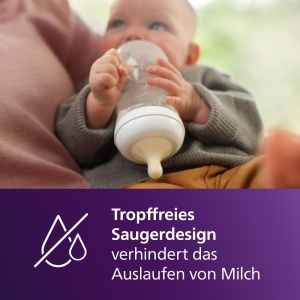Philips AVENT, Biberon Natural Response 330 ml cu debit 4, Tetina de la 3 luni (SCY906/11) - Img 5