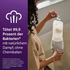 Philips Avent SCF35900 Incalzitor si Sterilizator Biberoane 2-in-1 Tehnologie cu Abur si Senzor Inteligent - Img 3