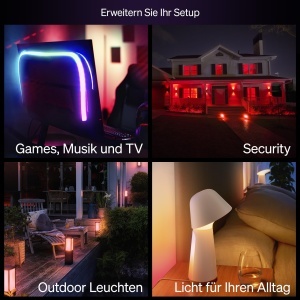 Philips Hue Essential Smart LED A60 E27 8W Lumina ajustabila si colorata 4 buc - Img 8