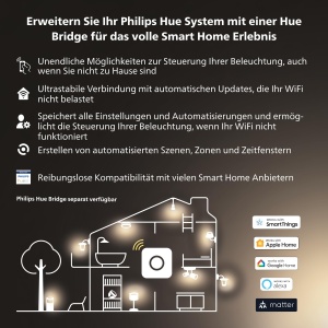 Philips Hue White Ambiance Runner 2 Spot, negru, 2x5W GU10 incl. comutator dimmer, reglabil, toate nuantele de alb, controlabil prin aplicatie, compatibil cu Amazon Alexa (Echo, Echo Dot) - Img 6
