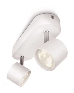Philips Star Lampa de tavan/perete reglabil WarmGlow 11,5 W, 2700 K, lumina alba calda, alb, IP20, antireflexie - Img 6