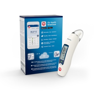Pic Solution Thermodiary Ear Termometru Infrarosu pentru Ureche Display Maxi LED Fieberindikator - Img 4