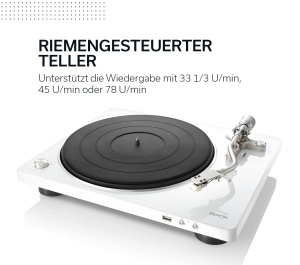 Pickup Denon DP-450USB Negru USB Inregistrare si Preamp Integrat - Img 2
