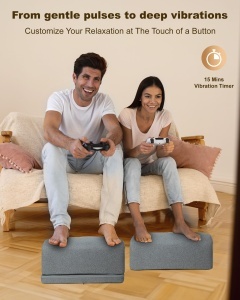 Piedestal pentru picioare COMFIER cu incalzire si vibratii, 3 inaltimi ajustabile - Img 6