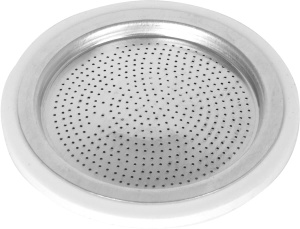 Piese de schimb Bialetti Ricambi Gasket si Plate Compatibile cu Moka Express 6 Cups Argintiu