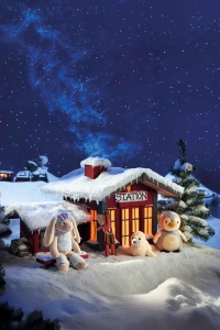 Pinguin de plus Steiff Lio 21 cm, gri deschis, jucarie de plus pentru copii - Img 5