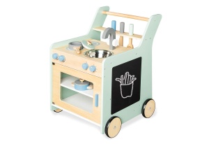 Pinolino 229462 Bucatarie pentru copii 'Kalle', verde pastel, turcoaz, 6 kg