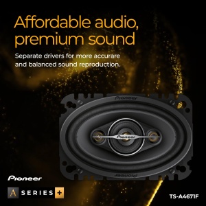 Pioneer TS-A4671F 4 x 6" 4 cai Coaxial Set de 2 difuzoare (210 W max. fiecare, 30 W sinusoidal), sunet puternic, eficienta ridicata, adancime de instalare de 42 mm, decupaj de instalare de 93 x 153 mm - Img 3