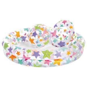 Piscina Gonflabila Intex 59460NP, 122x25 cm, Multicolor, Capacitate 150L