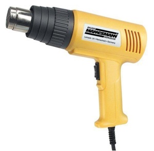 Pistol de aer cald Bruder Mannesmann M49500 2000W 2 trepte de temperatura set 4 accesorii