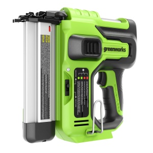 Pistol de cuie Greenworks GD24BN, 110 cuiemin, 24V, 105 cuie capacitate