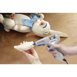 Pistol de lipit Dremel 910, 100-240V, compact, cu 3 clei - Img 3