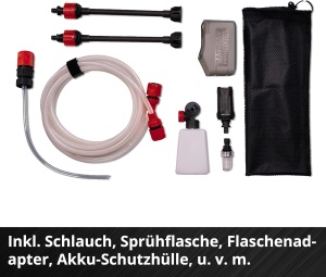 Pistol de spalat cu presiune fara fir Einhell HYPRESSO 18/24-1 Power X-Change (18 V, 24 bar, curatare si irigare mobila, 240 L/h, inclusiv accesorii, fara baterie si incarcator) - Img 8