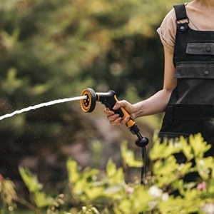 Pistol de stropit Fiskars Multi 1065482 5 functii reglare continua negruportocaliu - Img 17