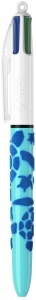 Pix BIC 4 Colours Velours, set 6 bucati, 4 culori, design cu animale marine - Img 4