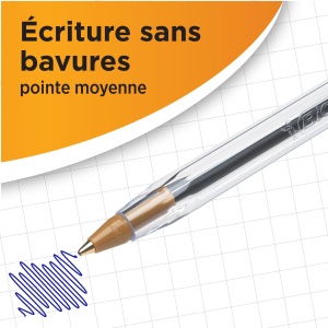 Pix BIC Cristal Medium, 50 bucati, verde, 0,4 mm, documente conforme - Img 4
