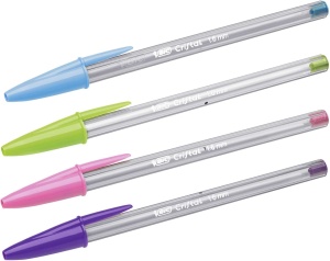 Pix BIC Cristal Multicolour 27 culori, varf 1,6 mm, design ergonomic - Img 4