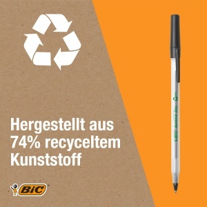 Pix BIC ECOlutions Round Stic, 0,4 mm, 60 bucati, culoare albastra - Img 5