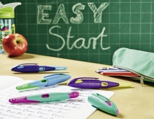Pix ergonomic STABILO EASYbirdy pentru stanga, cu grip anti-alunecare, din lemn de artar - Img 4