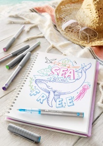 Pix Faber-Castell 348151 Free Ink 0,7 mm Albastru - Set 12 bucati - Img 3