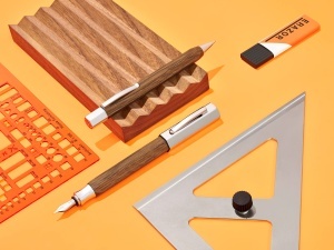 Pix Faber-Castell Ondoro 147518, 0,5 mm, culoare maro, cu carcasa din lemn rar - Img 4