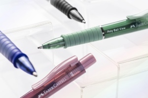 Pix Faber-Castell Poly Ball View, set 2 bucati, culoare roz, mina XB - Img 4