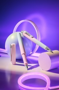 Pix Faber-Castell Poly Ball XB, Ergonomic, Culoare Blushing Sky, Mine 0.6 mm - Img 3