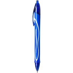 Pix gel BIC Gel-ocity Quick Dry, 12 bucati, culoare albastra, 0.7 mm - Img 4