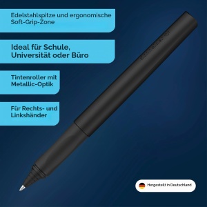 Pix roller Schneider Ceod Shiny, negru, ergonomic, cu mina medie - Img 2