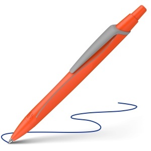 Pix Schneider Reco Neon Edition, 6 bucati, din plastic reciclat, culoare neon portocalie - Img 2