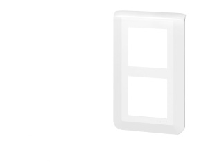 Placa de Acoperire Legrand Mosaic 2 x 2 Module Verticala, Alb