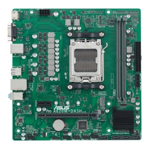 Placa de baza ASUS PRO A620M-DASH-CSM AM5, compatibila AMD Ryzen 7000, 2 sloturi DDR4